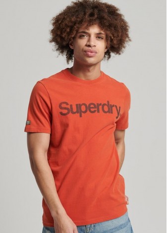 Camiseta Superdry naranja...