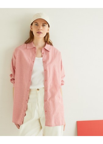Camisa Yerse oversize rayas...
