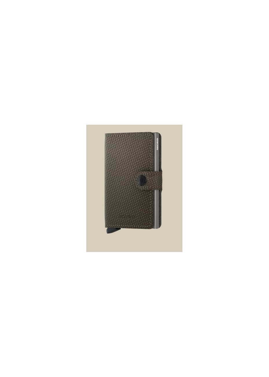 Cartera Secrid Miniwallet Carbon Khaki