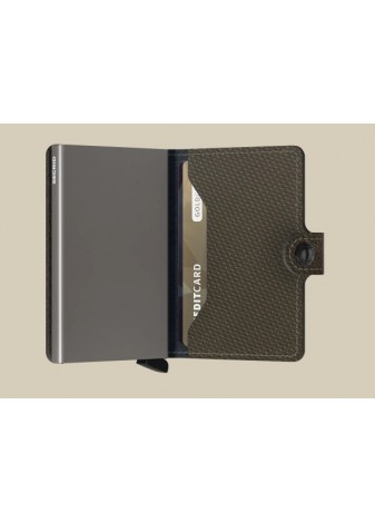 Cartera Secrid Miniwallet Carbon Khaki