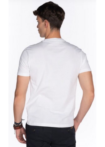 Camiseta Harper & Neyer Icon Blanco Logo Marino