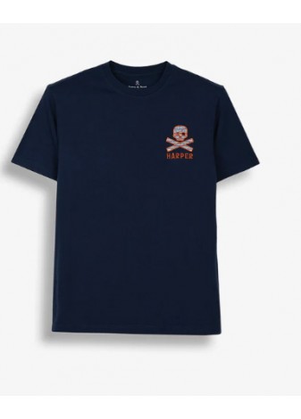 Camiseta Harper & Neyer Hurricane Pirata Azul Marino