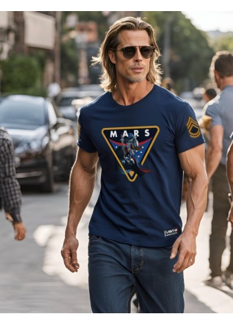 Camiseta LASAL Mars Azul...