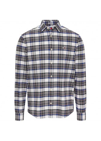 Camisa Tommy Jeans Regular Oxford Cuadros