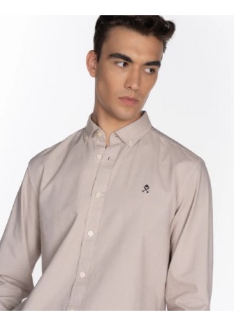 Camisa Harper Oxford Camel