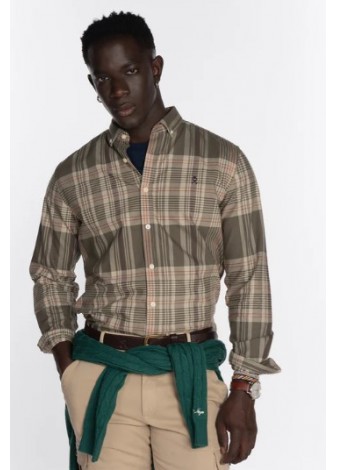 Camisa Harper Chelly Canyon Cuadros Verde y Camel