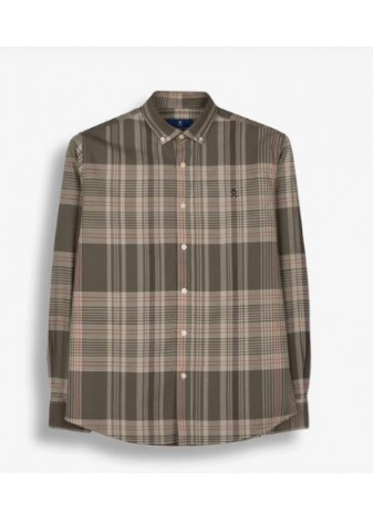 Camisa Harper Chelly Canyon Cuadros Verde y Camel