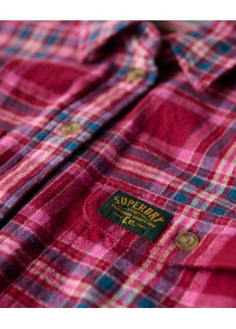 Camisa Superdry Franela Cuadros