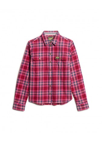 Camisa Superdry Franela Cuadros