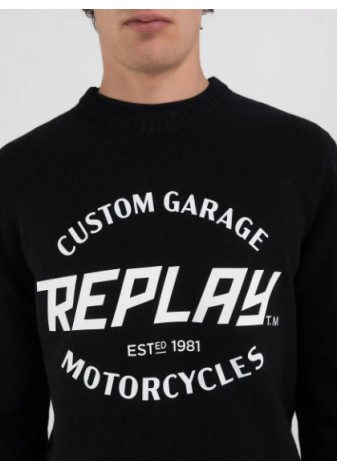 Jersey Replay Cuello Redondo Custom Garage