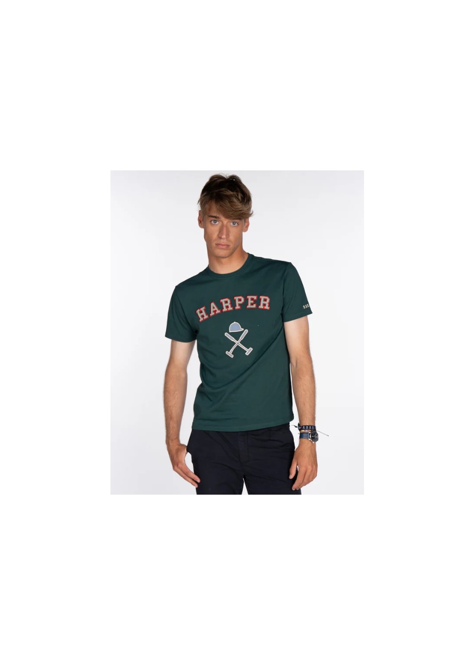 Camiseta Harper Retro Verde