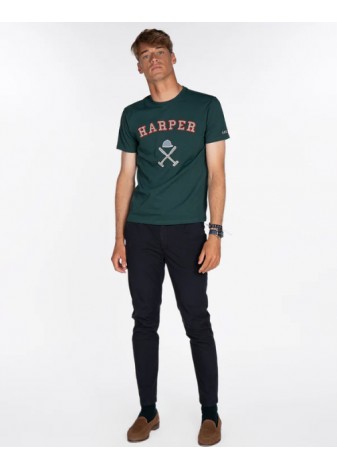 Camiseta Harper Retro Verde