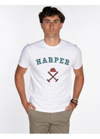 Camiseta Harper Retro Blanco