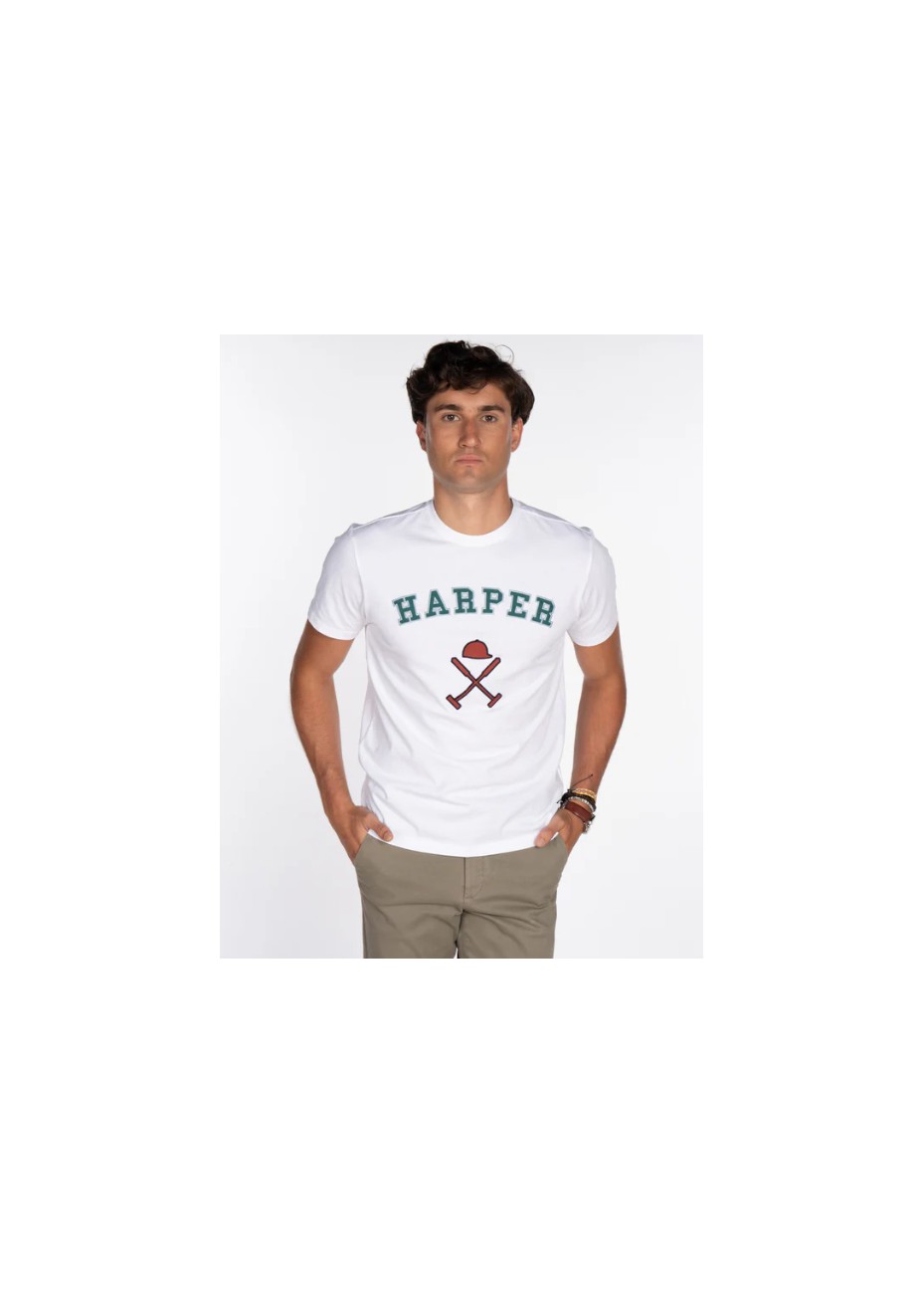 Camiseta Harper Retro Blanco