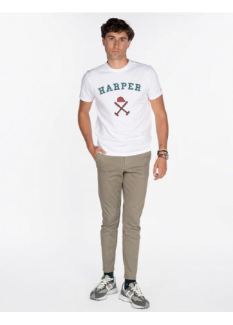 Camiseta Harper Retro Blanco