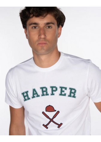 Camiseta Harper Retro Blanco