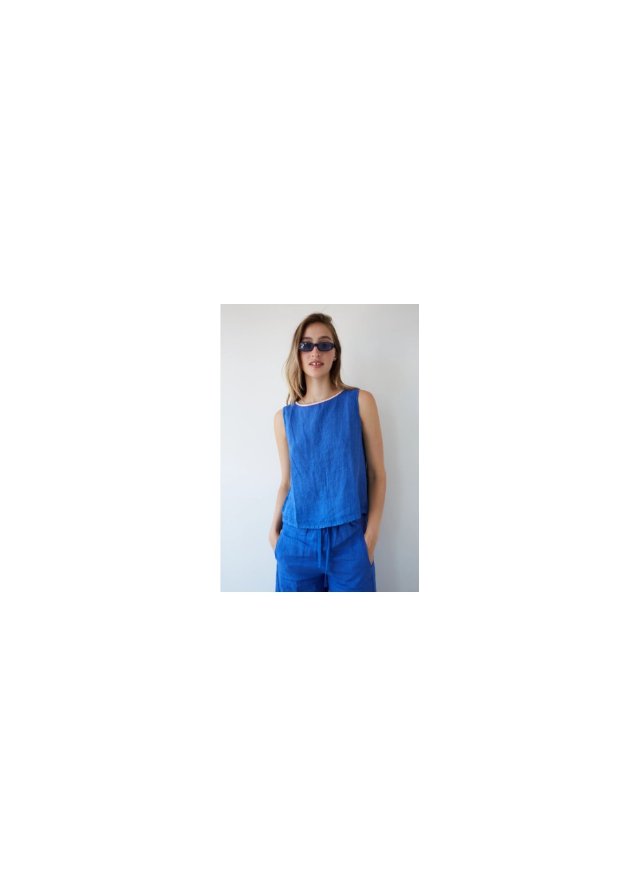 Top Dr. Bloom Lino Azul