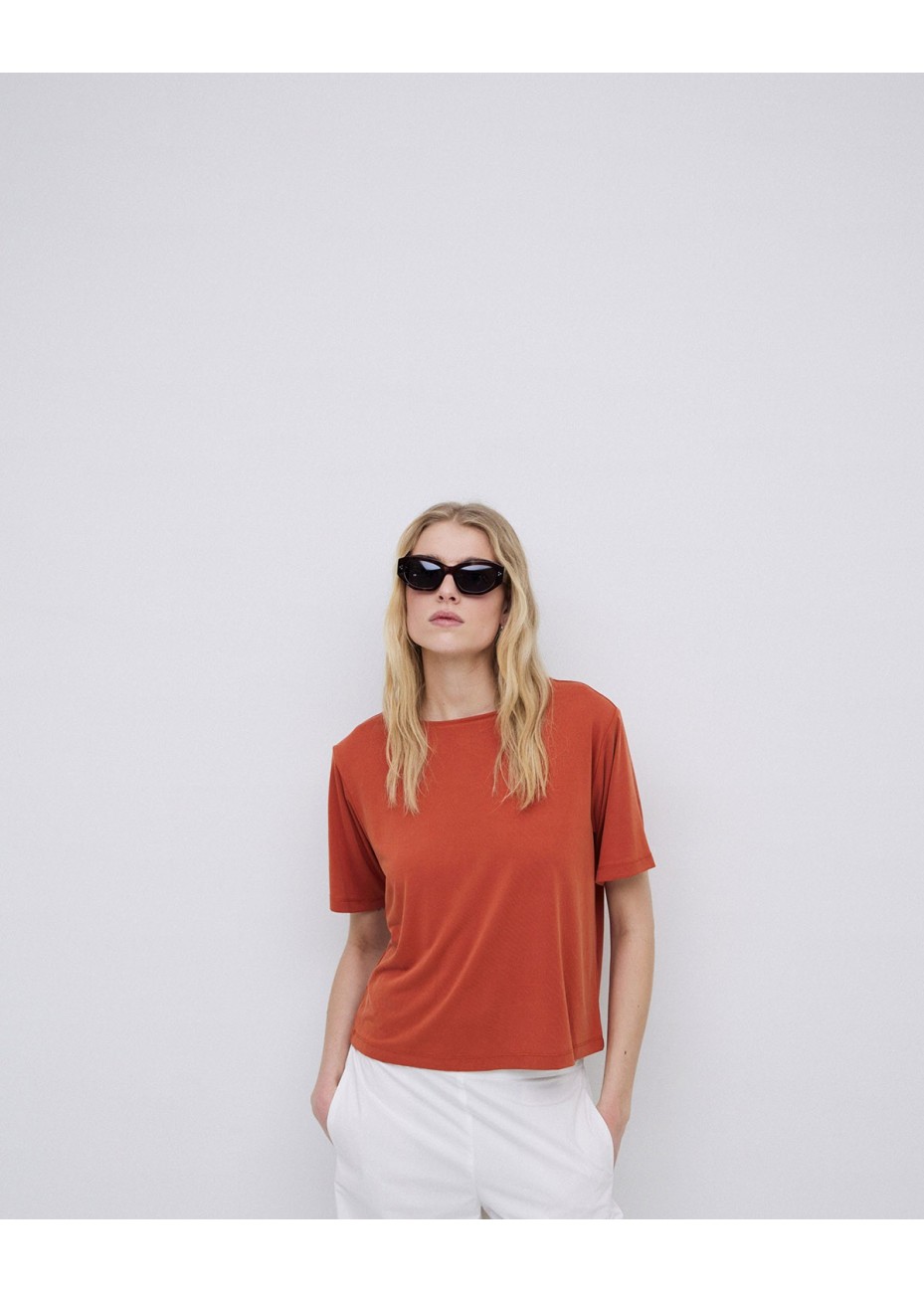 Camiseta Yerse Modal Oxido