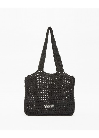Bolso Handmade Macramé Negro