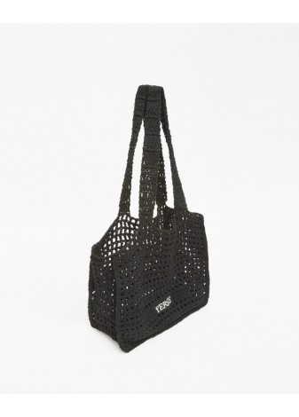 Bolso Handmade Macramé Negro