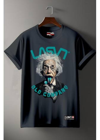 Camiseta La Sal Old Eins Negro Desgastado