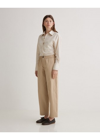 Pantalón Yerse Anchos Balloon Fit Camel