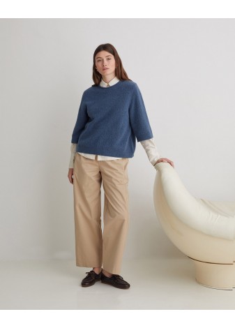 Pantalón Yerse Anchos Balloon Fit Camel