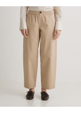 Pantalón Yerse Anchos Balloon Fit Camel