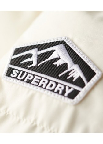 Chaqueta  Superdry Acolchada Con Capucha Blanco