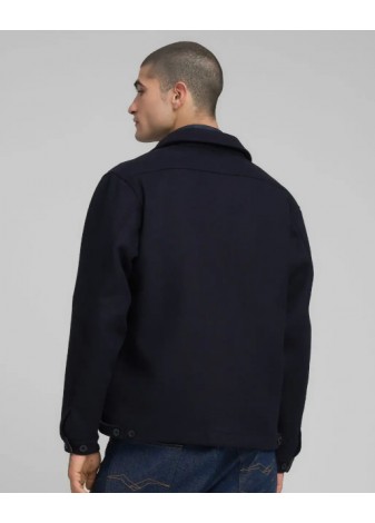 Chaqueta Replay Camisera Paño Azul Marino