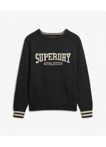 Jersey Superdry Gris Logo Crudo