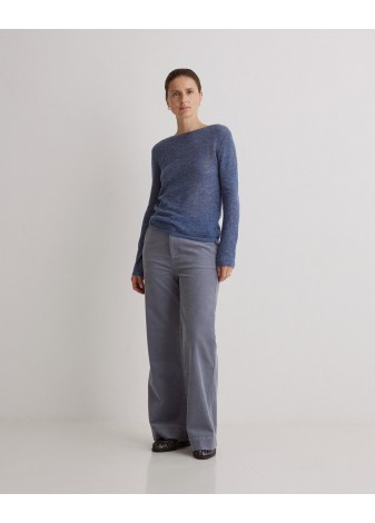 Jersey Yerse Fino Mezcla Alpaca y Lana Merino Azul