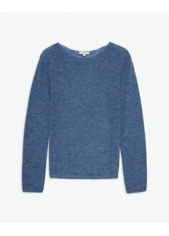 Jersey Yerse Fino Mezcla Alpaca y Lana Merino Azul