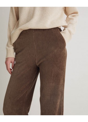 Pantalón Yerse Ancho Pana Marrón