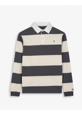 Polo Harper & Neyer Rugby Rayas Anthracite