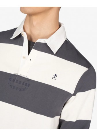 Polo Harper & Neyer Rugby Rayas Anthracite