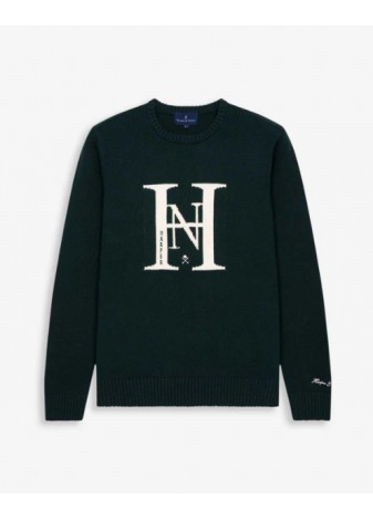 Jersey Harper & Neyer Harvard Verde Botella