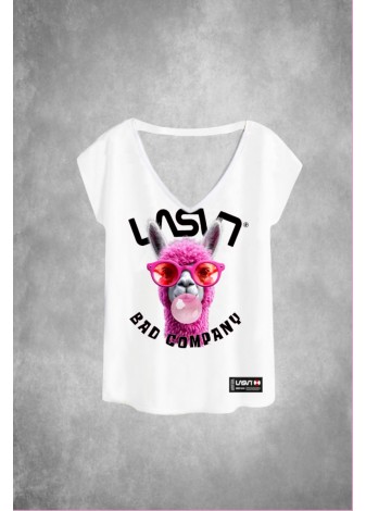 Camiseta La Sal Llama Blanco