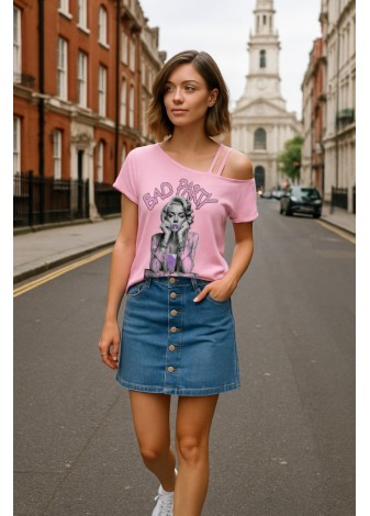 Camiseta La Sal Bad Party Rosa
