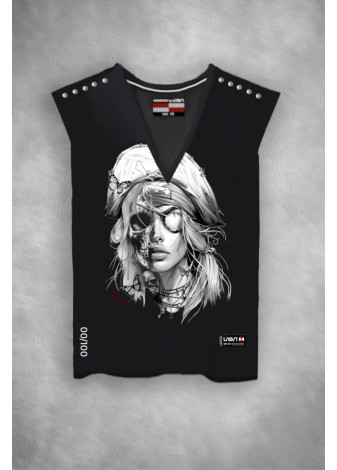 Camiseta LASAL Pirata Negro
