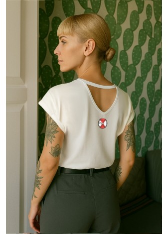 Camiseta La Sal Cat Blanco