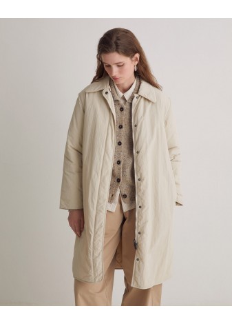 Gabardina Yerse Acolchada Water Repellent Crudo