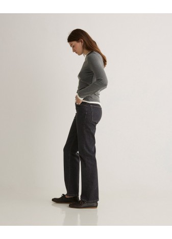 Jeans Yerse Rectos Algodón Orgánico Gris
