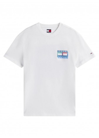 Camiseta Tommy Jeans DNA Flag Blanco