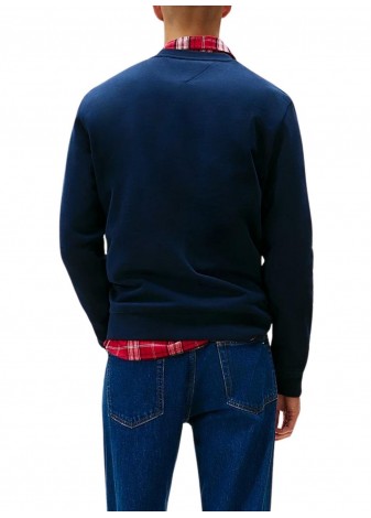 Sudadera Tommy Jeans Reg Flag Azul Marino