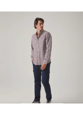 Camisa Scotta 1985 Fall Tartán Crudo