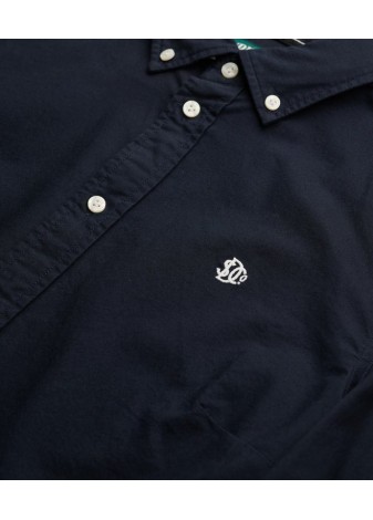 Camisa Superdry Oxford Slim Azul Marino