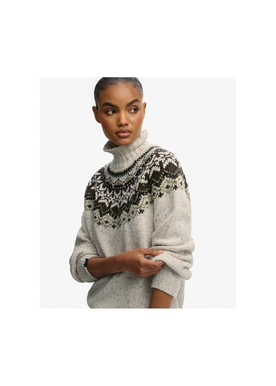 Jersey Superdry Cuello Alto Fairisle Arena