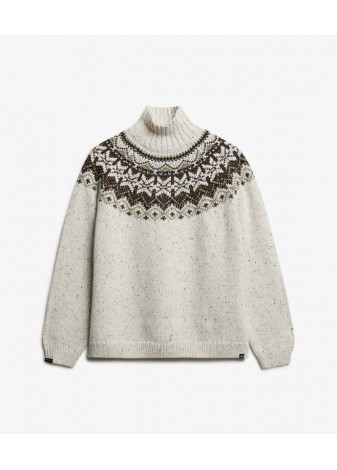 Jersey Superdry Cuello Alto Fairisle Arena
