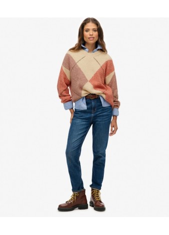 Jersey Superdry Argyle Rombos Crudo